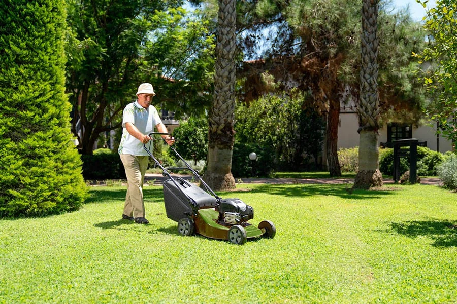battery self propelled lawn mowers